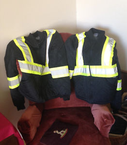 Safety lined jackets, Xlrg, Fall River