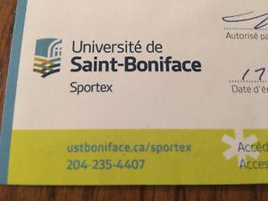 Saint boniface university sportex 8month membership