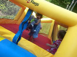 Six flags bouncy house