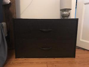 Small two-drawer mini-dresser