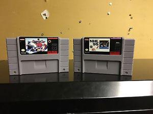 Stanley cup and NHL 95 for Super Nintendo