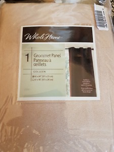 TWO NEW WASHABLE FAUX SUEDE PANELS 42X84 (2 FOR $20)