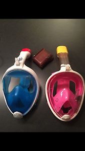 Two new snorkel mask in box