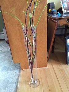 Vase and faux branches