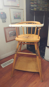Vintage Convertible High Chair / Play Table /potty