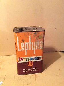Vintage Pittsburgh paint thinner can