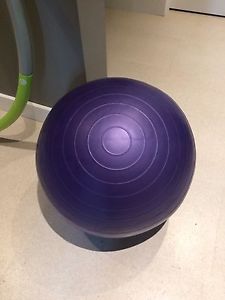 Weighted hula hoop and yoga ball