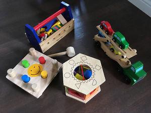 Wooden toddler toys
