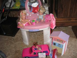girl's toy lot