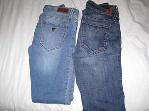 2 Pairs Of Guess Jeans - $10 each - Size 26