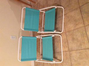 2 beach/ pool chairs