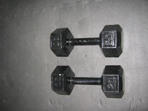 20 pound metal dumbbell