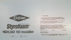 3" Dow Hi-Load 100 Insulation Sheets