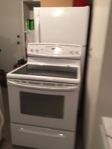 3 White Kenmore appliances-fridge, stove, dishwasher