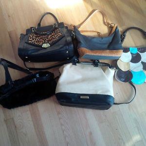 5 excellent condition purses