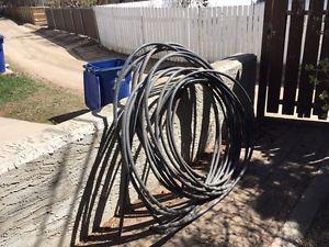 50+ feet of 3/4 Poly pipe