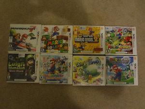 8 Super Mario Nintendo 3DS Video Games