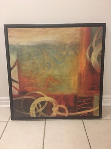 Abstract Print in Frame
