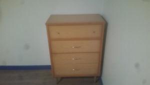 Antique vanity dresser additional matching headboard and