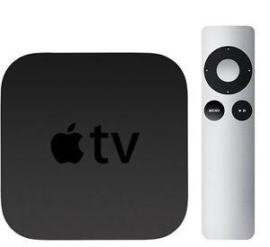 Apple TV 3rd generation, p, remote, power cord