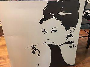 Audrey Hepburn canvas