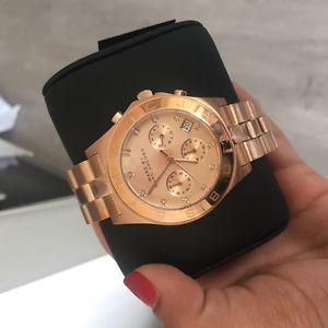 BRAND NEW Marc Jacobs Blade Chronograph Rose Gold-Tone
