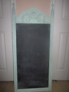 Beautiful ornate chalkboard frame