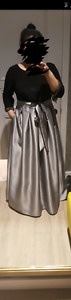 Black and Grey(Silver) Gown