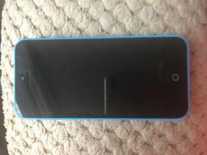 Blue IPhone 5c with telus