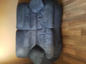 Blue Loveseat
