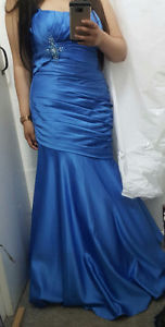 Blue Mermaid Gown