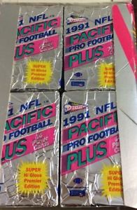 Box of  Pacific Plus NFL Packs