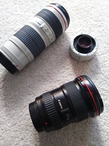 Canon mm mm and 1.4x entender lens