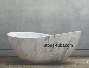 Customize Size and Color Marble Bathtub stone freestanding