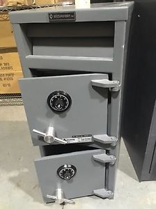 Double safe with drop slot