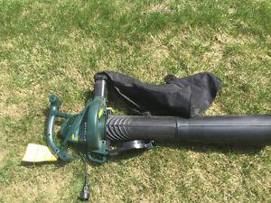Electric leaf blower/vacuum