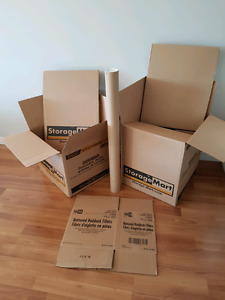 Five Moving Boxes