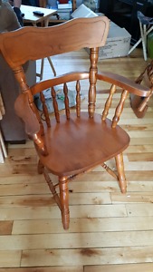 Full set of solid wood chairs