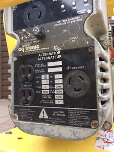 Generator watt, 240volt