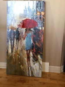 Girl with Red Umbrella