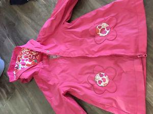 Girls raincoat size 2