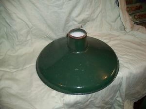 Good Used Antique Green Porcelain Light Shade Service