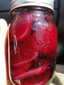 Homemade Sweet Dill Pickles & Beets
