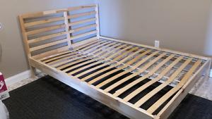 Ikea wooden bed 200$