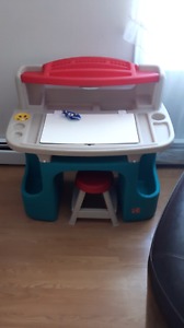 KIDS - Learning/crafts desk $40 with lots of storage