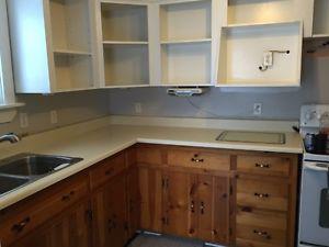 Kitchen Countertop with built-in cutting board
