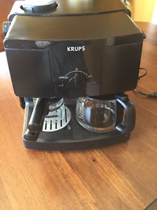 Krups coffee and espresso machine