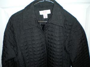 - Ladies Black Spring Coat / Jacket - New - Size medium