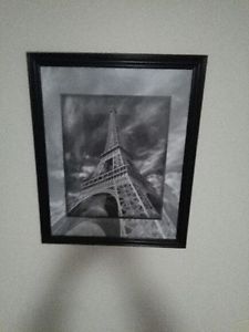 Large Eiffel Tower photo and frame
