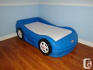 Little Tikes Toddler Blue Car Bed
